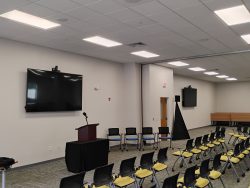 Partitioned Training Room